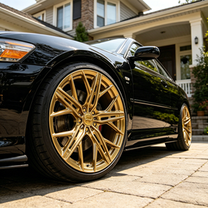 ล้อแม็กซ์ SRD Brushed Bronze Machined Face Forged ขนาด 18 19 20 21 22 23 24 นิ้ว สำหรับรถยนต์นั่งส่วนบุคคล ใช้ได้กับ VW MK7 MK8 <span class=keywords><strong>Golf</strong></span> R Audi TT RS - Product Image 6
