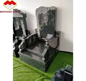 Poland Style Granite Monuments Tombstone Grave Stone From China