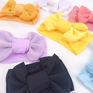 Nueva Diadema con lazo para bebés y niños pequeños, pañuelo para la cabeza transpirable para niños, pelo suave para bebés - Product Image 3