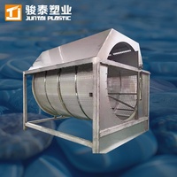 Filtre à tambour pour la filtration des étangs avec écran à mailles de 60 microns pour les applications d'aquaculture et de poissons koï