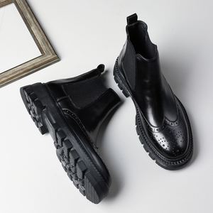 2026 Latest Summer Autumn Trendy Men's Cowhide Lace-up <b>Pointed</b> <b>Toe</b> Shoes <b>Flat</b> Sole Waterproof Breathable Lightweight Business - Product Image 5