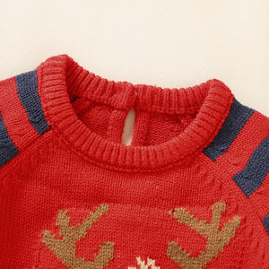 Combinaisons pour bébé Mimixiong, vêtements en tricot pour bébé fille, motif cerf mignon, barboteuses de Noël, vêtements pour enfants, tenues, Ropa De Bebes - Product Image 4