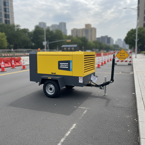 เครื่องอัดอากาศดีเซลแบบเคลื่อนที่ Atlas Copco XAVS450 5 บาร์ 7-8 บาร์ 450cfm 18 ลบ.ม./นาที สำหรับงานเหมืองและก่อสร้าง - Product Image 3