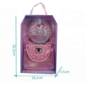 Jouets Lucky Toys Prix d'usine Jeux <span class=keywords><strong>de</strong></span> maquillage et <span class=keywords><strong>de</strong></span> déguisement à la mode Ensemble <span class=keywords><strong>de</strong></span> beauté Sac à main Corbeau pour filles Jouets - Product Image 3