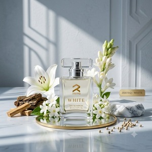 น้ำหอม Zesteq White Luxury Floral สำหรับผู้หญิง ขนาด 30 มล. โอ เดอ ปาร์ฟูม กลิ่นหอมสดชื่นจากดอกมะลิ ลิลลี่ และทูเบอโรส เหมาะสำหรับใช้ในชีวิตประจำวันและวันหยุดสุดสัปดาห์ - Product Image 1