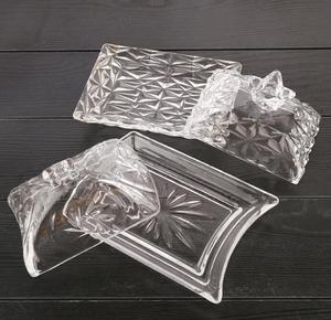 Стеклянная тарелка с тиснением - Product Image 3