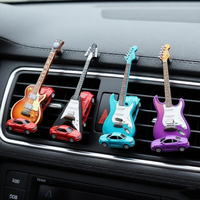 Diffuseur de parfum pour grille d'aération de voiture, style guitare, fait main, désodorisant pour voiture