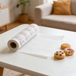 Custom Wholesale Double Side 40gsm Baking <b>Paper</b> Heat Resistant Thick Grade Parchment <b>Paper</b> for Catering Use - Product Image 4