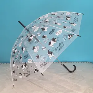 宠物狗透明伞网红儿童学生伞21英寸纤维现货批发日用产品