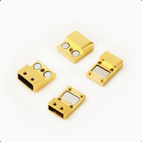 JFS004 Vente en gros de fermoirs magnétiques en acier inoxydable 316L, connecteurs pour bijoux DIY, accessoires de finition