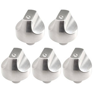 Bouton de commande pour cuisinière à gaz en acier inoxydable, lot de 5, type à insérer, accessoire durable pour appareils ménagers - Product Image 3