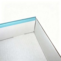 Boîte d'expédition pliable en carton ondulé blanc durable et écologique en forme d'avion, avec vernis sélectif UV personnalisable