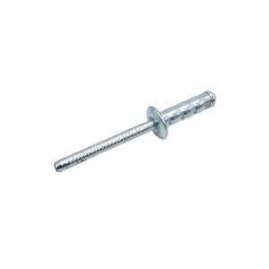 <span class=keywords><strong>Rivet</strong></span> aveugle à tête plate ronde multi-grip en acier au carbone zingué de 3,2 à 6,4 mm, <span class=keywords><strong>rivet</strong></span> aveugle à tête bombée en acier galvanisé pour panneau - Product Image 2