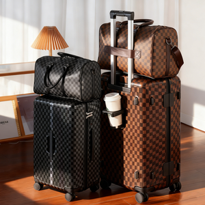 Ensemble <span class=keywords><strong>de</strong></span> bagages Bagages à main Sac <span class=keywords><strong>de</strong></span> voyage à main Valises à roulettes PC Rigide Léger Ensemble <span class=keywords><strong>de</strong></span> 2 pièces - Product Image 1