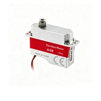 Micro-servo HV A08 V6.0 sans noyau à engrenages métalliques de haute qualité 3.2Kgf.cm 0.09sec pour planeur DLG