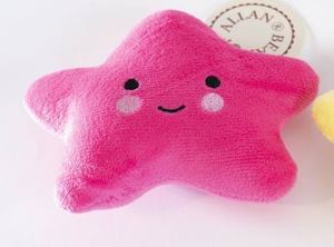 Pelota de juguete para mascotas en forma de estrella suave y bonita de OEM y ODM con sonido chirriante para masticar para cachorros, perros, gatos, Juguetes Divertidos para niños - Product Image 2