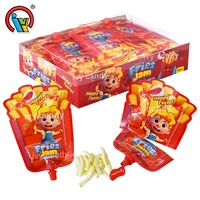 Bonbons liquides à presser en forme de fruit, saveur fruitée, avec guimauves, marque privée personnalisée
