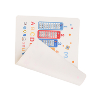 Tapis d'apprentissage pour enfants avec tables de multiplication chinoises, tapis de table en silicone pour la salle à manger