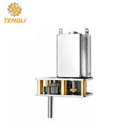 Moteur à engrenages CC brossé Tengli GM3215-130, arbre en D, 3-24V, 8-400 tr/min, boîte de vitesses métallique, autobloquant, compatible Smart Lock
