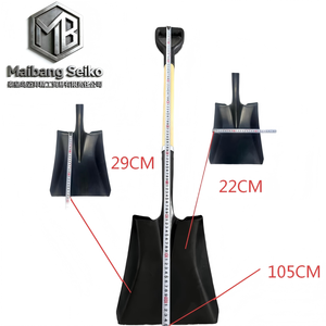 Pelle <span class=keywords><strong>à</strong></span> roue de jardin avec manche, outils de construction, forgée <span class=keywords><strong>à</strong></span> la main, solide et fiable, multifonctionnelle et polyvalente - Product Image 6