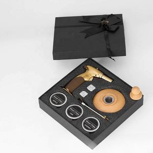 Kit de fumage pour cocktails personnalisé avec torche : 6 saveurs de copeaux de bois pour boissons et cocktails Old Fashioned (sans butane) - Product Image 3