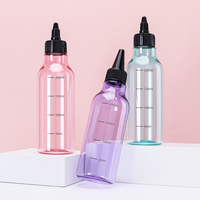 Bouteilles doseuses en plastique de 250 ml (16 oz) personnalisables avec logo, flacons souples vides avec bouchons pour huile capillaire avec nom de marque