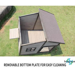 ขายส่งคอกสุนัขไม้คุณภาพสูง ขนาดใหญ่ ทันสมัย ทนทานต่อทุกสภาพอากาศ สำหรับใช้ภายในและภายนอกอาคาร - Product Image 2