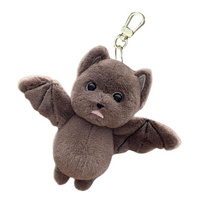 8742 Adorabile Portachiavi Peluche a Forma di Pipistrello, Morbido Ciondolo per Borsa, Ornamento Cartoon per Zaino, Regalo di Halloween per Ragazze - Product Image 1