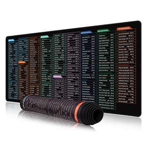 Bureau raccourci tapis de souris grand tapis de souris étanche à l'eau personnalisable Excel tapis de souris tapis de souris en caoutchouc antidérapant - Product Image 1