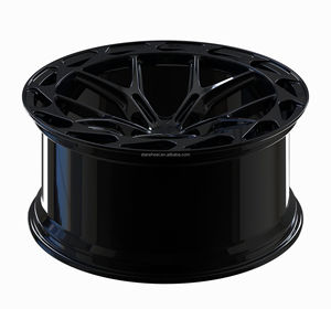 Cerchi Forgiati Monoblocco Nero Lucido 19-24 Pollici, Lussuosi Cerchi da Corsa ad Alta Pressione per RS Q8, <span class=keywords><strong>Alfa</strong></span> <span class=keywords><strong>Romeo</strong></span> Stelvio, G82 M4, G80 M3, G30 530 - Product Image 3