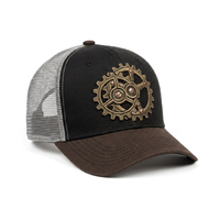 Casquette de camionneur personnalisée de haute qualité avec broderie 3D, fabricant de casquettes en maille personnalisées, faible MOQ, marque privée