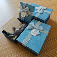 Boîtes d'emballage en carton rigide de luxe de qualité supérieure avec impression de logo personnalisé deux pièces couvercle et base