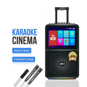 Système de haut-parleurs modèle privé GD-1428 GEDI-G, lecteur audio-vidéo professionnel, haut-parleurs karaoké avec écran - Product Image 1