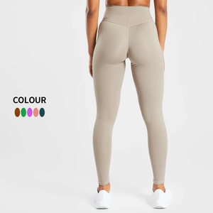 Leggings de fitness personnalisés avec lifting des fesses Pantalons d'entraînement de gym Vêtements de sport Leggings de <span class=keywords><strong>yoga</strong></span> respirants à taille haute pour femmes - Product Image 2