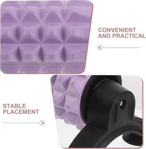 Rouleau en mousse EVA automatique haute densité et ferme avec ventouse et design à picots pour le yoga, la remise en forme, la relaxation musculaire et le massage - Product Image 5