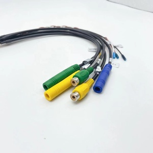 Di alta qualità doppino cavo <span class=keywords><strong>Audio</strong></span> automatico inca Aux Speaker Car Stereo Hifi USB fusibile Monitor microfono Stereo cablaggio Stereo - Product Image 4