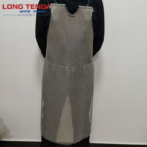 High Strength Stainless Steel Sleeveless Workwear <b>Apron</b>-Cut Resistant Eco-Friendly Fashionable Metal Mesh <b>Apron</b> - Product Image 1