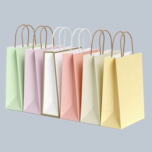 Customized logo Cellophane Bags, Custom <b>Gift</b> Bags, Packaging Bags for Pastry Shops, Milk Tea and Coffee for Takeout Orders - Product Image 5