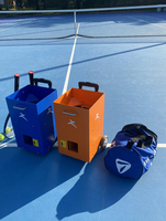 Machine à lancer de balles de tennis portable, réglable, intelligente, pour l'entraînement au tennis, à vendre avec télécommande