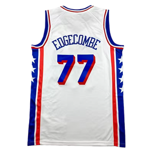 2026年ニューモデル 77 VJ エッジコム 高品質ユニフォームシャツ 刺繍入りシティエディション バスケットボールジャージシャツ - Product Image 5