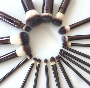 Pinceau Maquillage Double Embout Plat, Manche en Métal Aluminium, pour Fond de Teint, Eyeliner, Blush, Crayon <span class=keywords><strong>Sourcils</strong></span>, Contour des Yeux en Nylon - Product Image 4