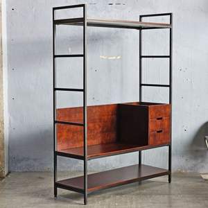 Porte-vêtements mural / sur pied OEM/ODM en métal, personnalisable, fabriqué au Vietnam, métal + bois (personnalisable) - Product Image 1