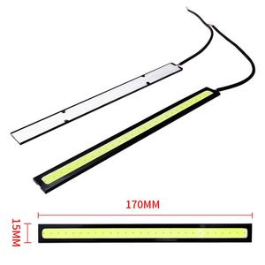 2 pz 12V 6500K 8000K Super Bright LED COB fendinebbia Car DRL LED Strip Daytime Running Light <span class=keywords><strong>Bar</strong></span> 17CM Auto Interior Styling Lamp - Product Image 5