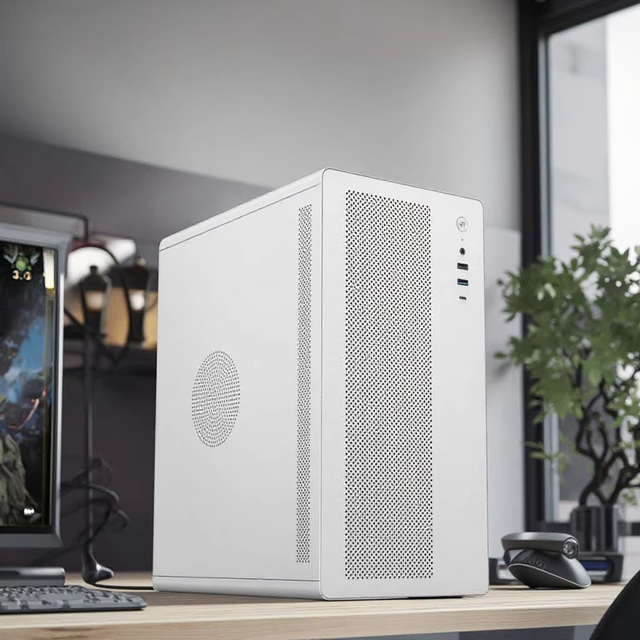 New Design OEM ODM Mid Tower Desktop MATX Computer Case Tower Wholesales PC Cabinet Gaming Casing for Desktop