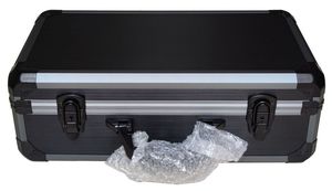 Cặp kim loại biểu tượng Kích thước nhôm đen vàng sang trọng cứng hộp cán kinh doanh nhôm cổ điển da tùy chỉnh trường hợp ngắn gọn - Product Image 2