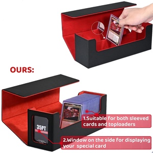 Tùy chỉnh thiết kế 400 + thẻ boong Hộp gói cứng nhắc chơi giao dịch thẻ lớn boong hộp giao dịch Thẻ lưu trữ hộp - Product Image 5