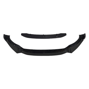 Divisor delantero para BMW X3 X4 G01 2017 2021 negro brillante diseño de 4 secciones - Product Image 3