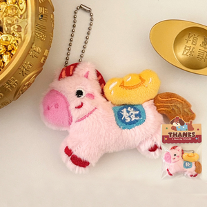 Nouveau style 2026, Porte-clés et pendentif de sac en peluche, poupée de simulation de poney, mascotte de cheval pour les amateurs d'équitation, jouet pour enfants - Product Image 6