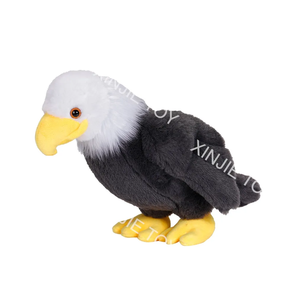 2024 nuova idea di prodotto giocattolo di peluche per uccelli animale forestale peluche tridimensionale
