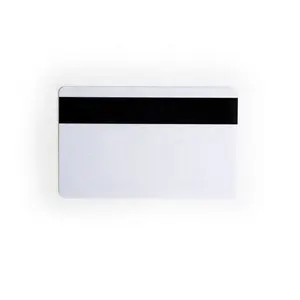 Cartão compatível branco branco branco da proximidade do valor 125kHz com etiqueta plástica imprimível da identificação da foto do perfurador CR80 30mil do entalhe